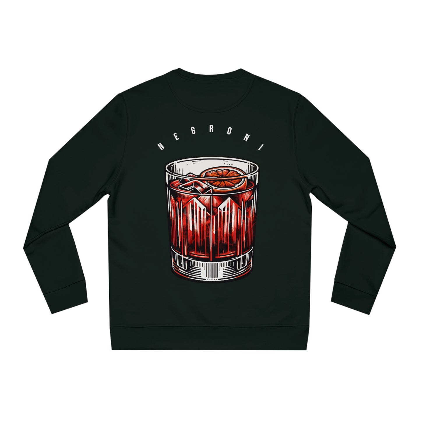 Unisex Negroni Sweatshirt - Cozy Drink-Inspired Apparel for Enthusiasts