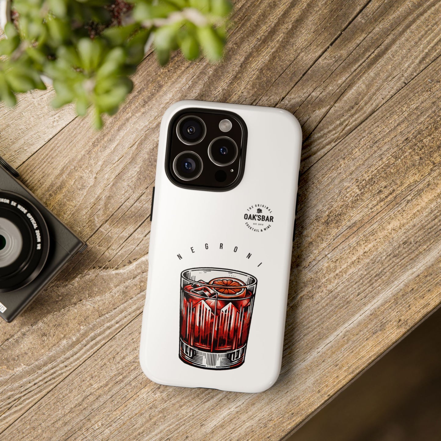 Negroni Cocktail iPhone Case - Tough & Stylish Protective Cover