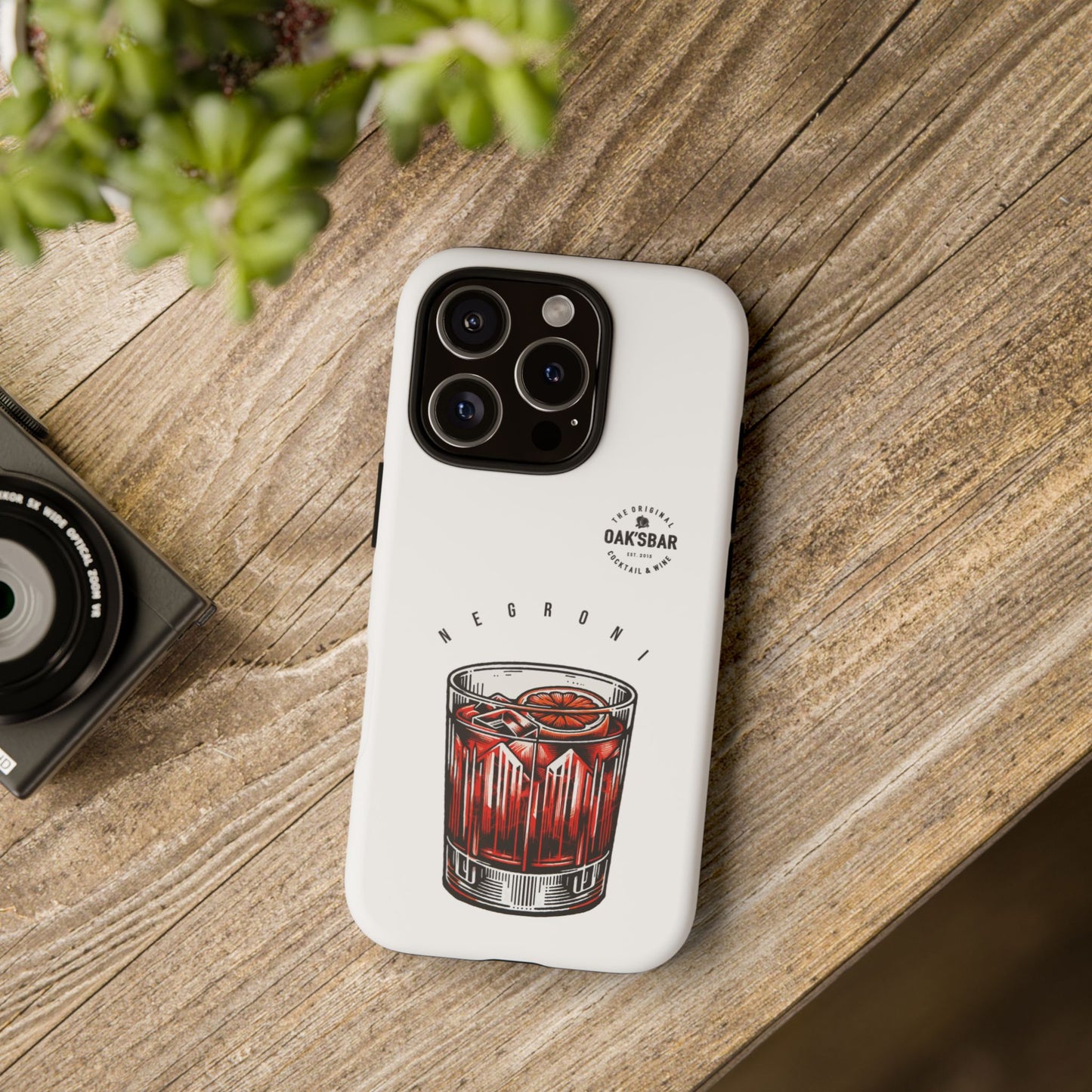 Negroni Cocktail iPhone Case - Tough & Stylish Protective Cover