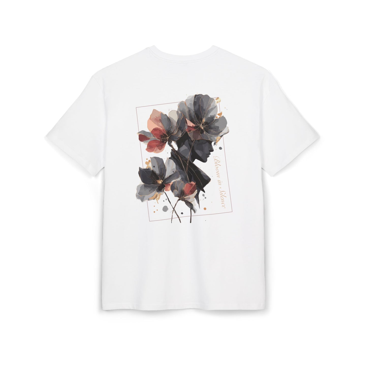 Floral Art Oversize Tee - Comfortable Graphic Tee for Casual Wear, Gift for Nature Lovers, Perfect for Spring, Unisex T-Shirt, Relaxed Fit