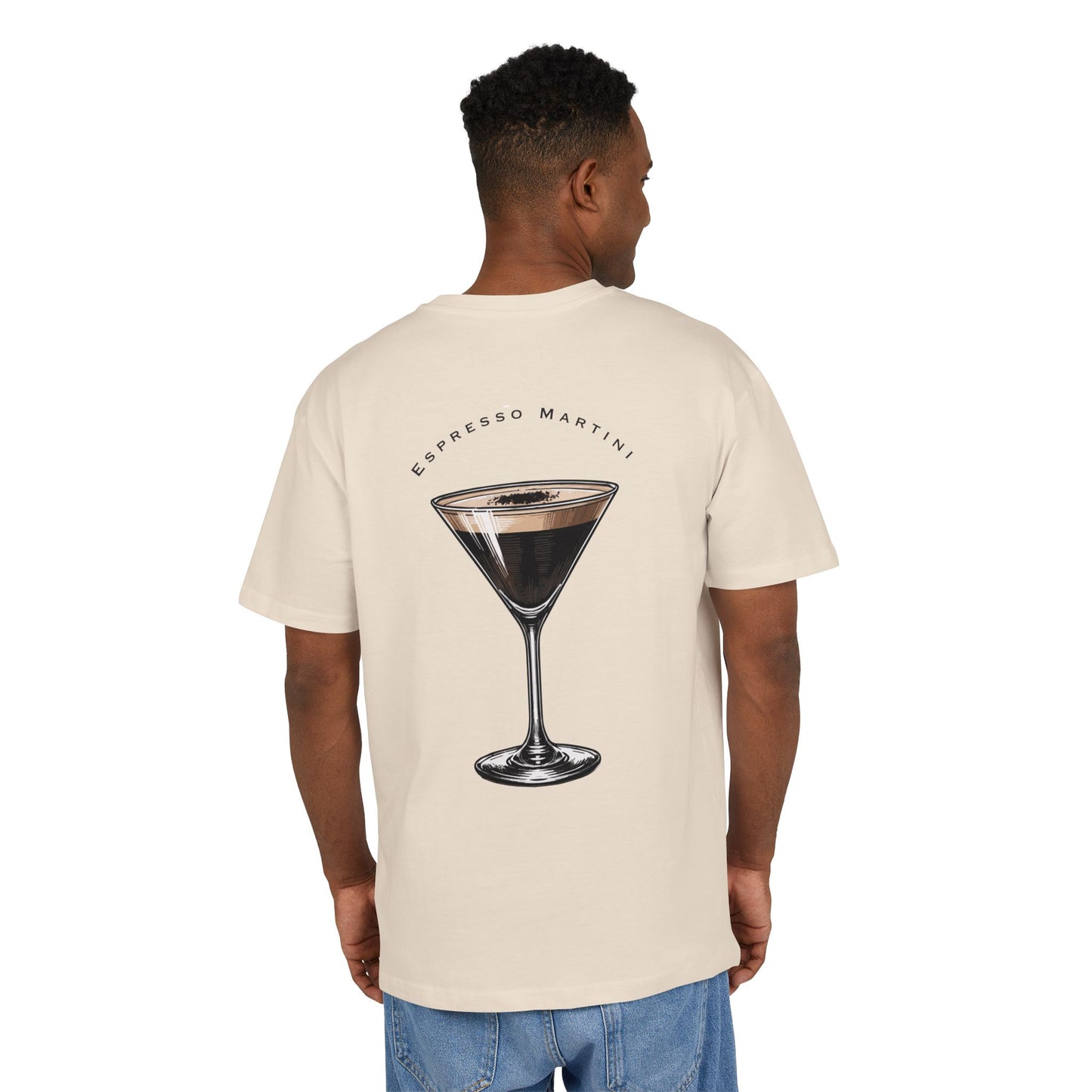 Espresso Martini Unisex Heavy Oversize Tee - Perfect for Cocktail Lovers