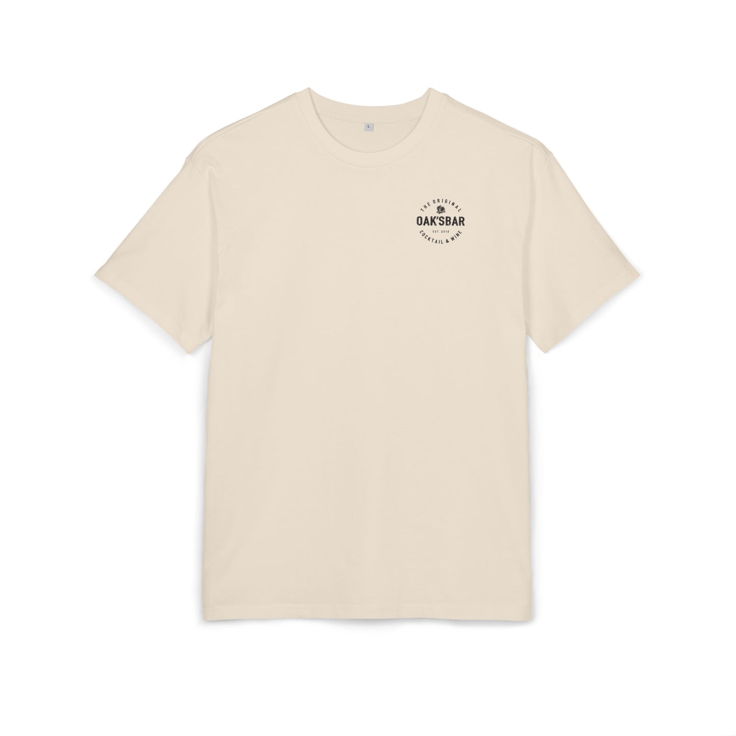 Spanish Rose Unisex Heavy Oversize Tee - Relaxed Fit Graphic T-Shirt for Cocktail Lovers
