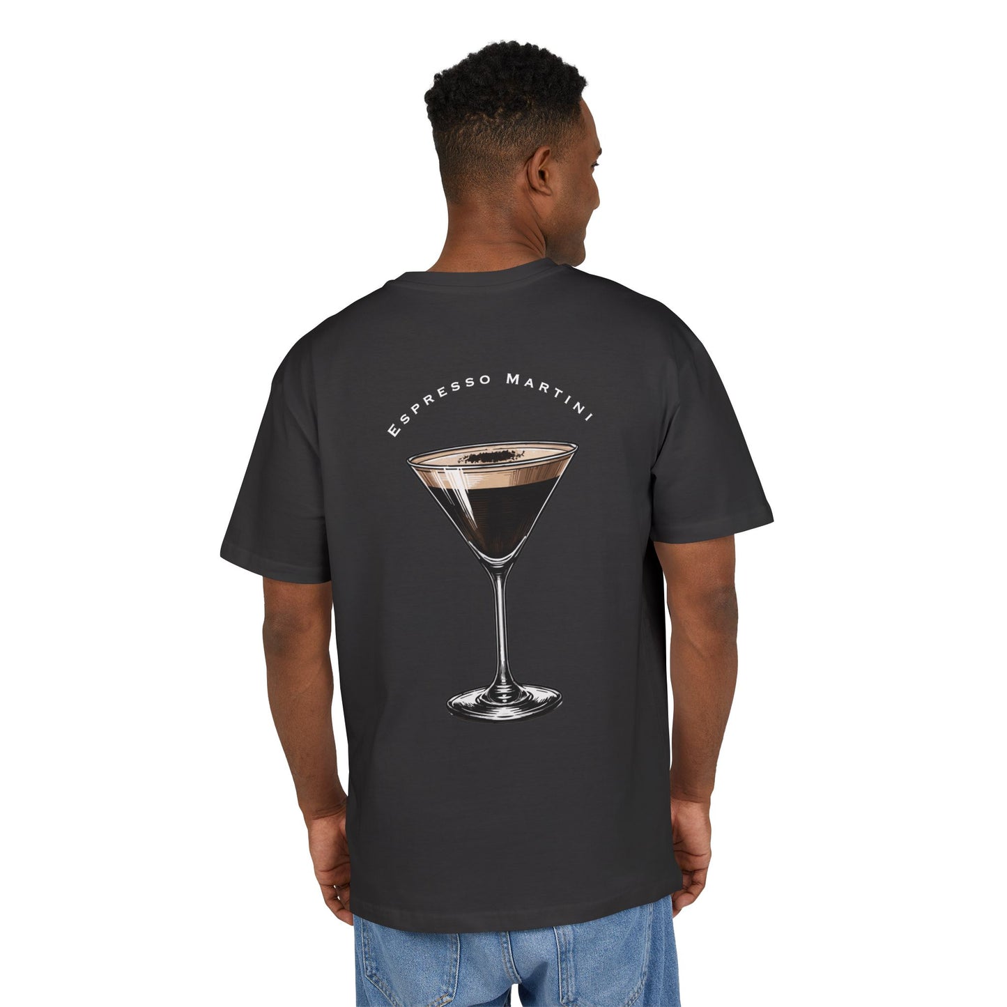 Espresso Martini Unisex Heavy Oversize Tee - Perfect for Cocktail Lovers