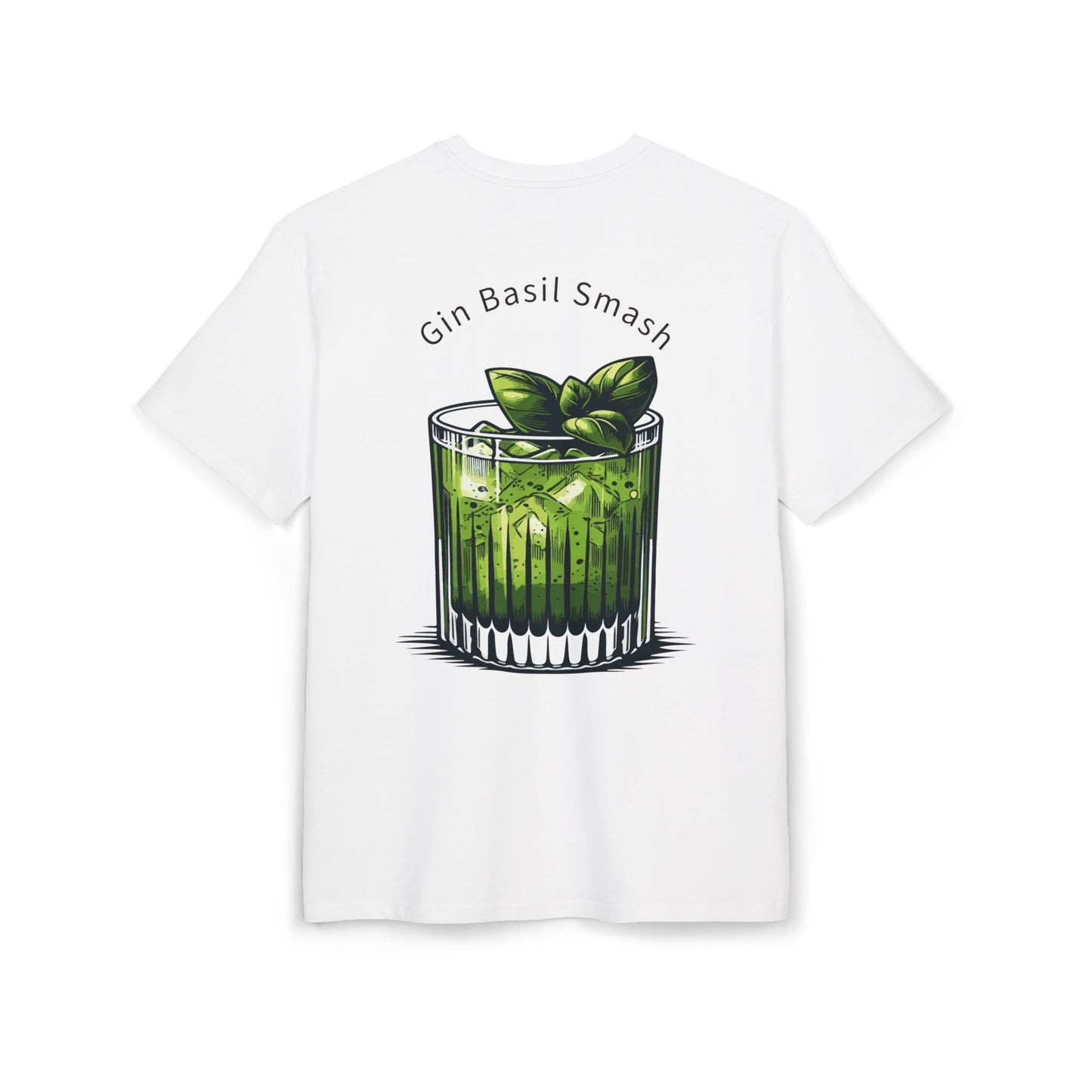 Cool Gin Basil Smash Graphic Tee - Unisex Heavy Oversize Style