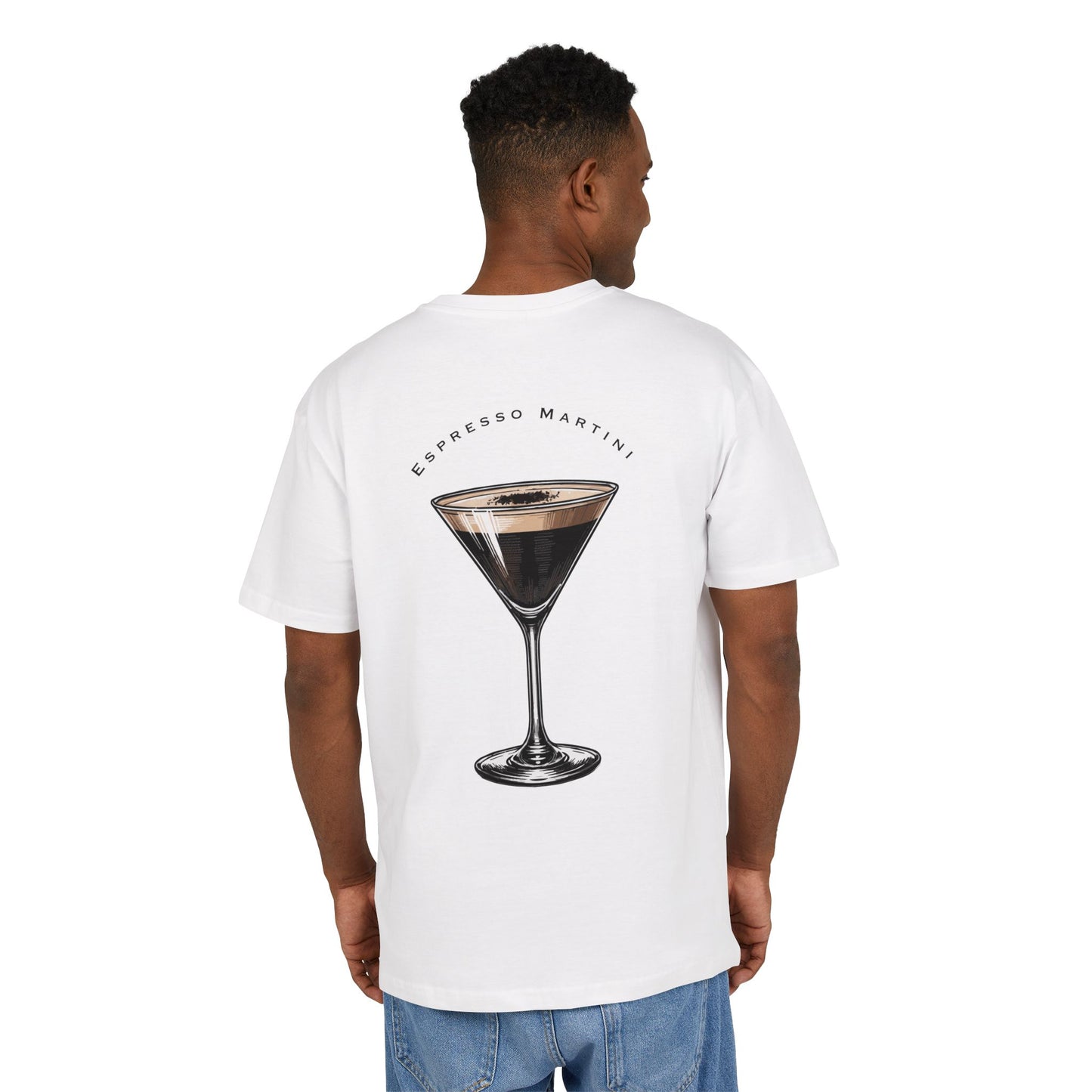 Espresso Martini Unisex Heavy Oversize Tee - Perfect for Cocktail Lovers