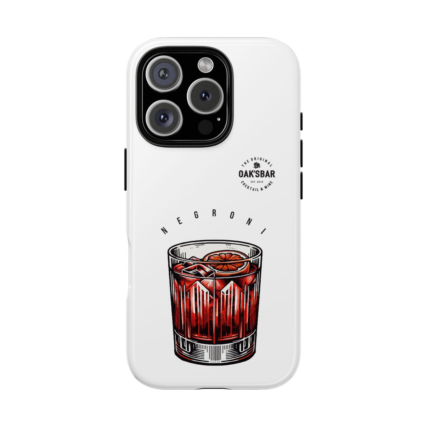 Negroni Cocktail iPhone Case - Tough & Stylish Protective Cover