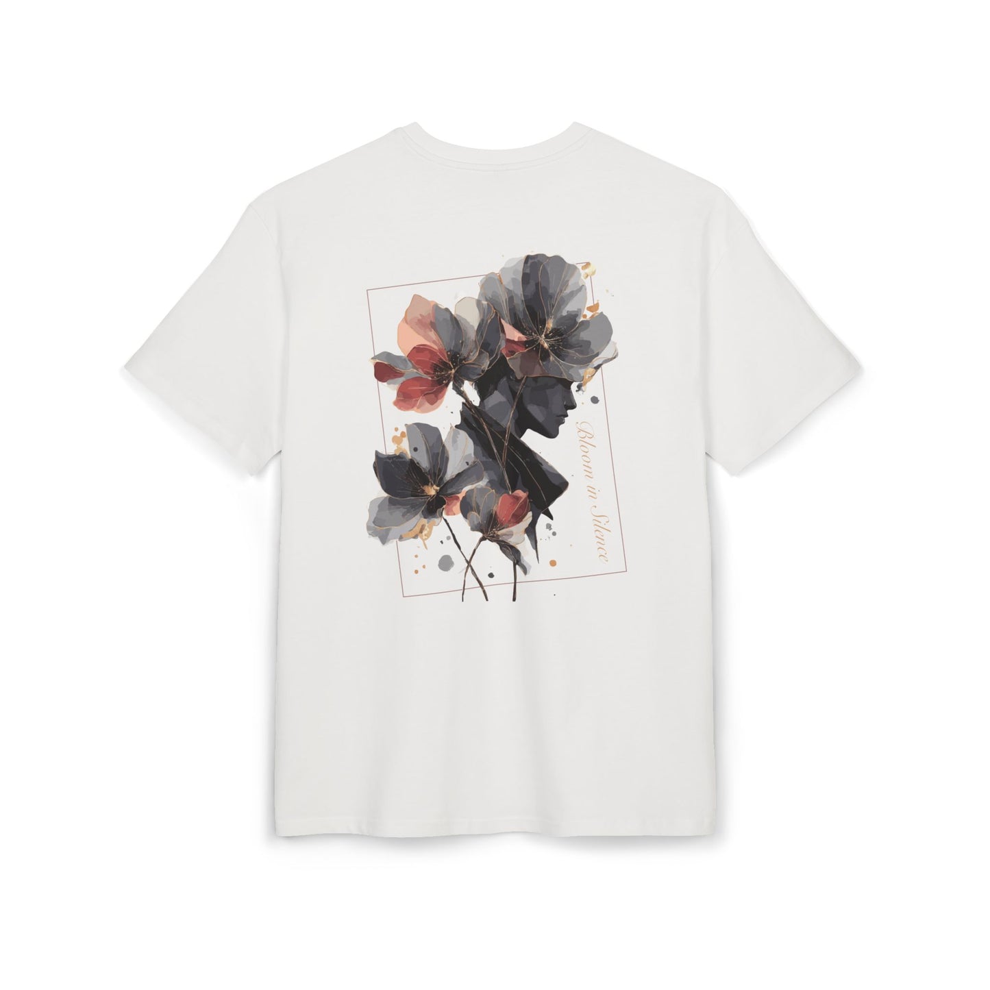 Floral Art Oversize Tee - Comfortable Graphic Tee for Casual Wear, Gift for Nature Lovers, Perfect for Spring, Unisex T-Shirt, Relaxed Fit