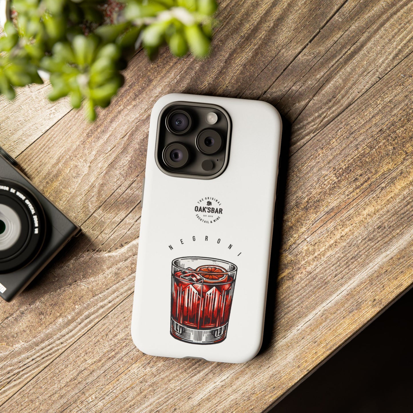Negroni Cocktail iPhone Case - Tough & Stylish Protective Cover