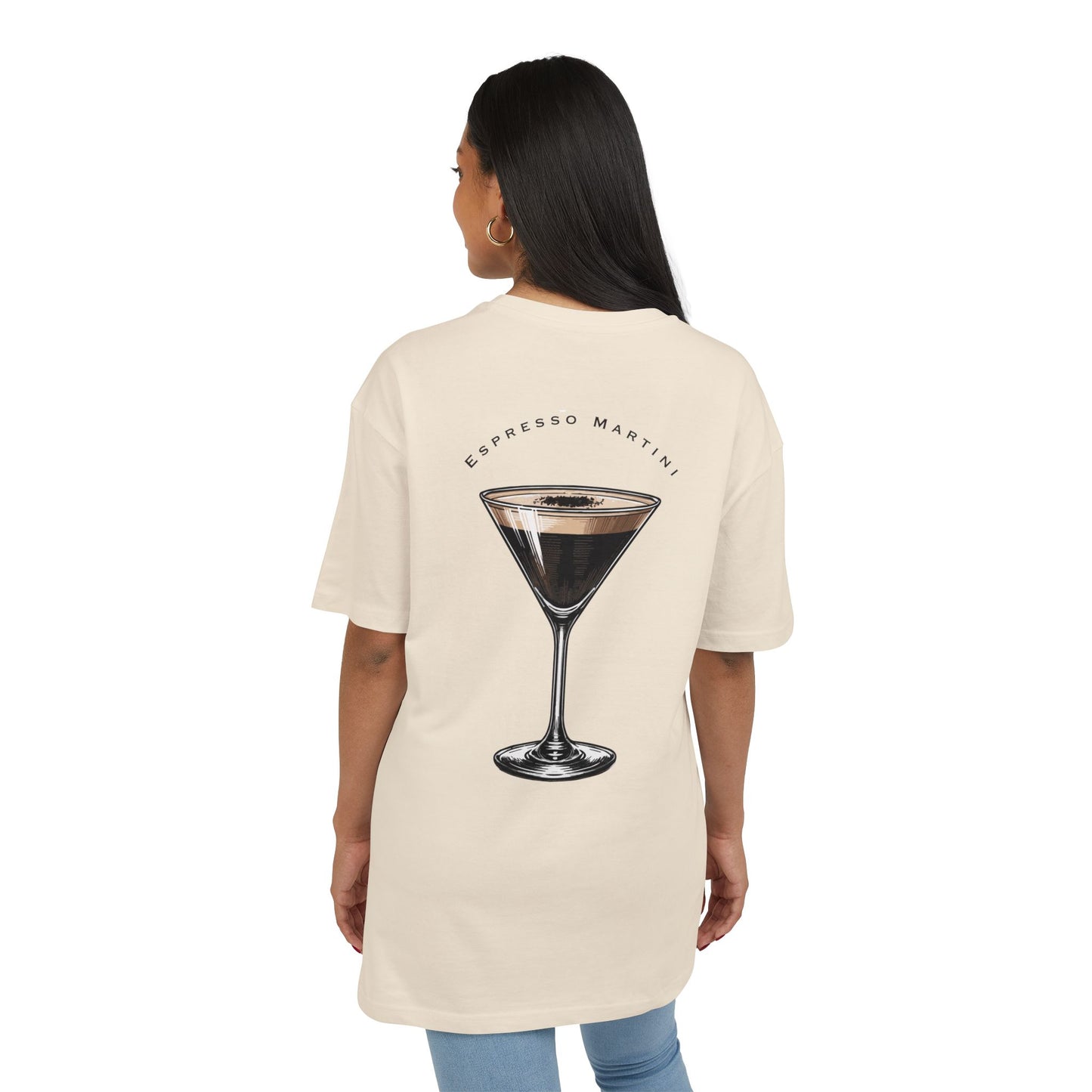 Espresso Martini Unisex Heavy Oversize Tee - Perfect for Cocktail Lovers