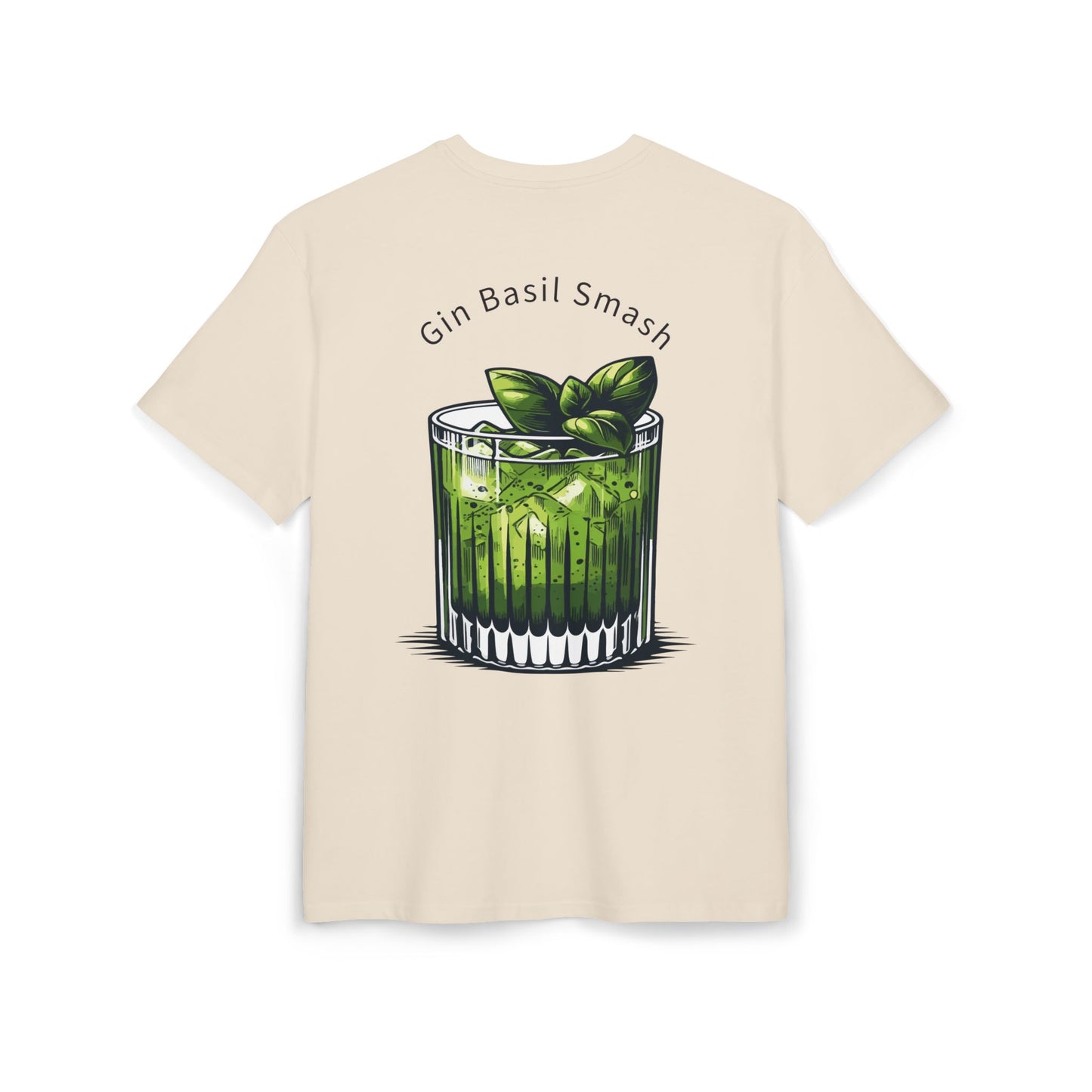 Cool Gin Basil Smash Graphic Tee - Unisex Heavy Oversize Style
