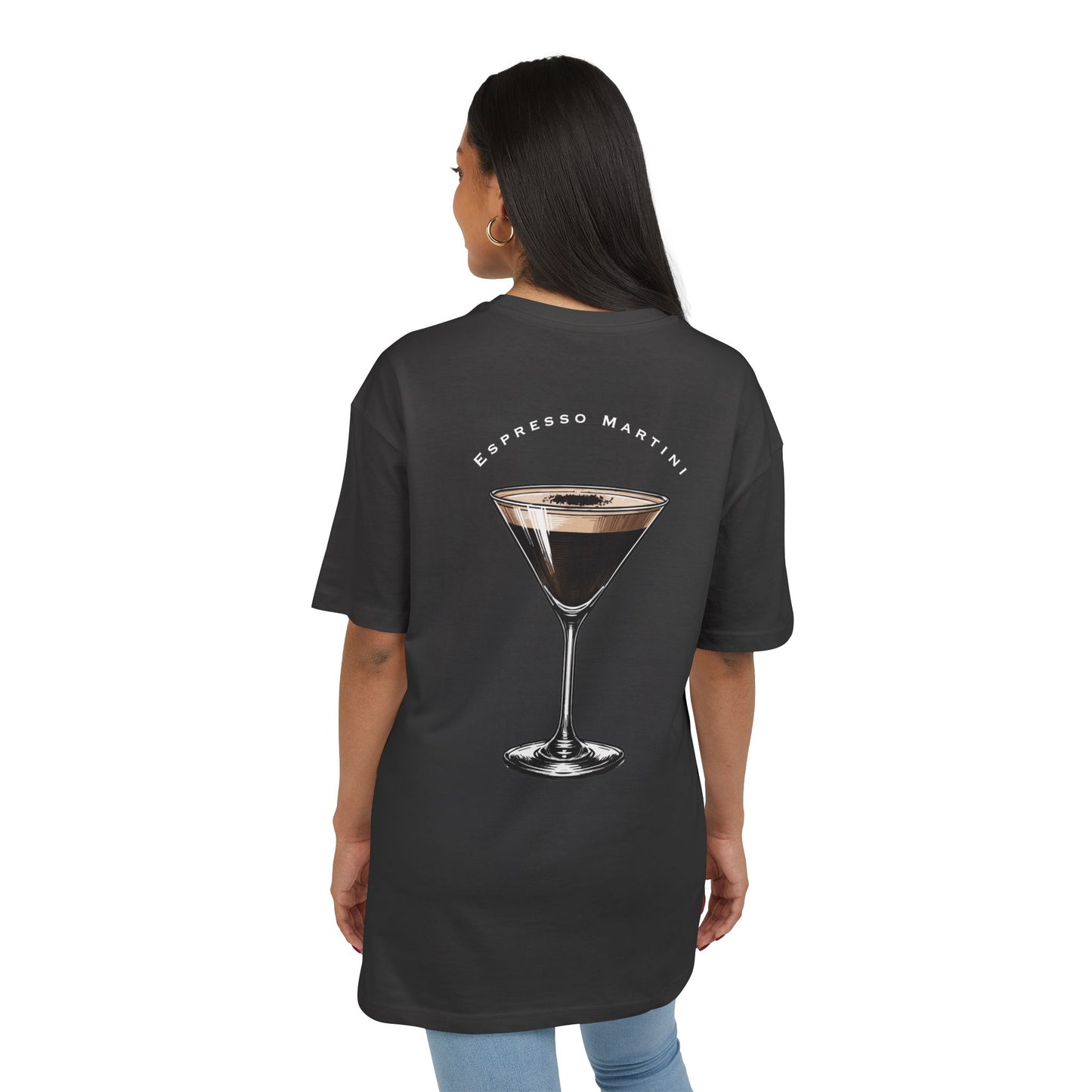 Espresso Martini Unisex Heavy Oversize Tee - Perfect for Cocktail Lovers