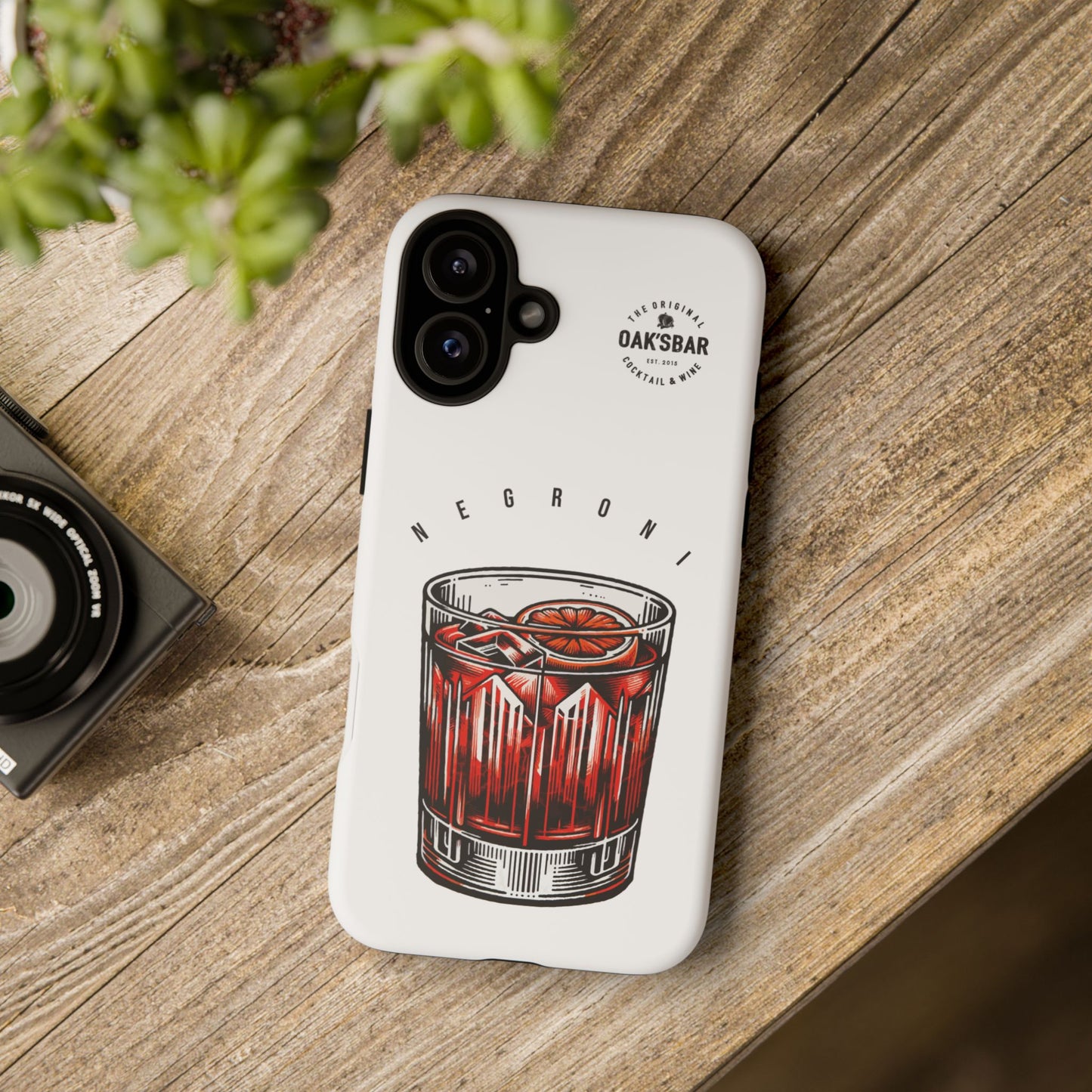 Negroni Cocktail iPhone Case - Tough & Stylish Protective Cover
