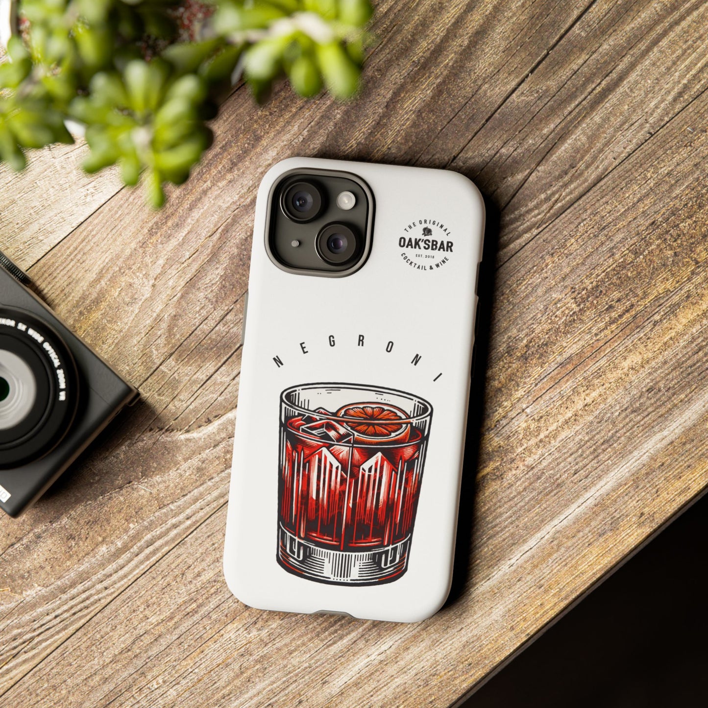 Negroni Cocktail iPhone Case - Tough & Stylish Protective Cover