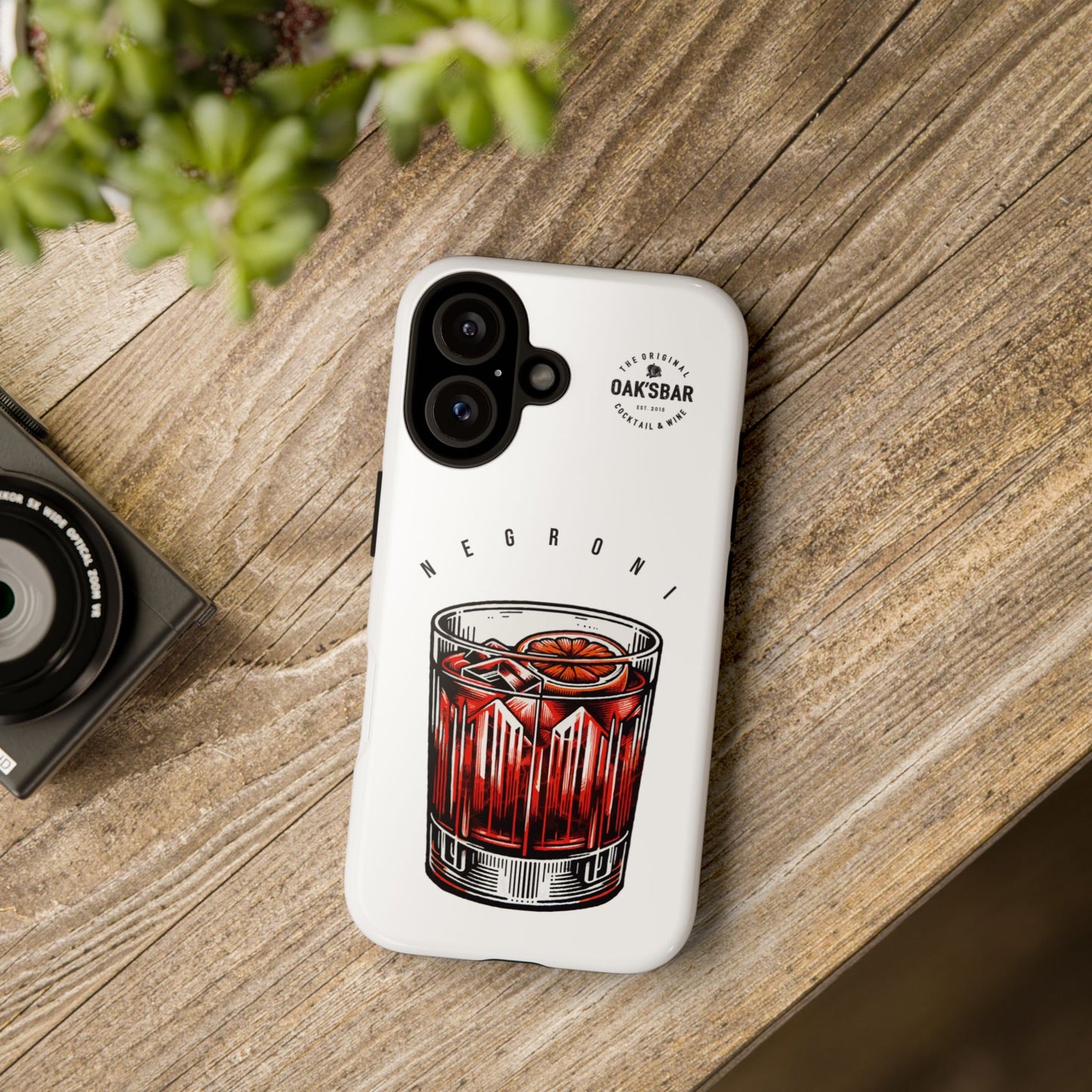 Negroni Cocktail iPhone Case - Tough & Stylish Protective Cover
