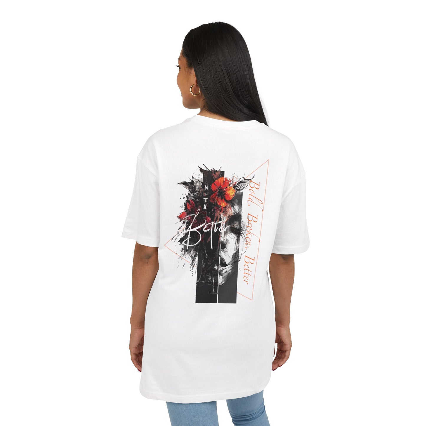 Floral Graphic Oversize Tee - Casual Streetwear, Unisex Style, Perfect for Festivals, Everyday Wear, Gift for Music Lovers, Summer [...]